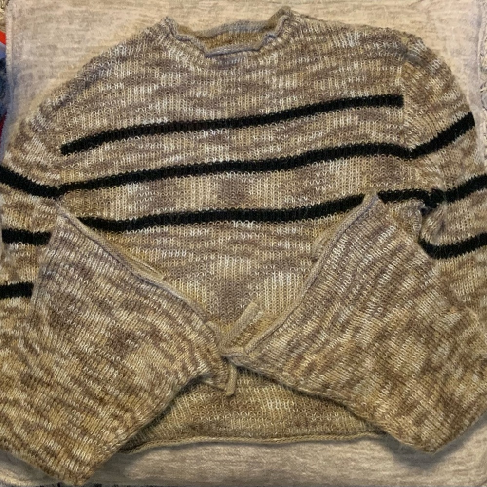 Striped Knit Sweater